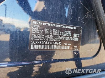 Zdjęcie 12 z 12 samochodu: 2015 BMW X5 XDRIVE35D VIN:5UXKS4C53F0J98940 - miniatura