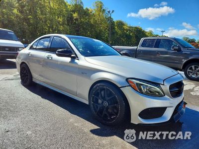 Czwarte zdjęcie samochodu z boku: 2017 MERCEDES-BENZ C 43 4MATIC AMG VIN:55SWF6EB9HU222375 - miniatura