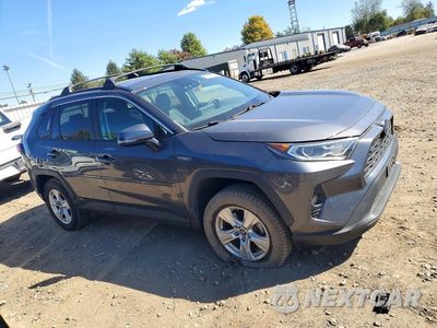 Czwarte zdjęcie samochodu z boku: 2019 TOYOTA RAV4 HYBRID XLE VIN:2T3RWRFV1KW008815 - miniatura