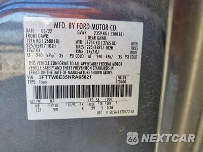 Zdjęcie 13 z 13 samochodu: 2022 FORD MAVERICK XL VIN:3FTTW8E35NRA65821 - miniatura