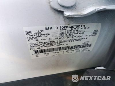 Zdjęcie 13 z 13 samochodu: 2013 FORD EXPLORER XLT VIN:1FM5K8D87DGB86160 - miniatura
