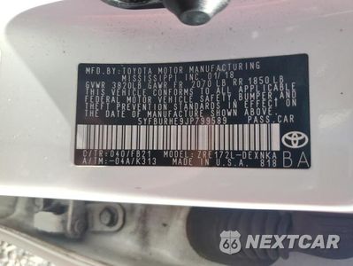 Zdjęcie 12 z 12 samochodu: 2018 TOYOTA COROLLA LE VIN:5YFBURHE9JP799589 - miniatura