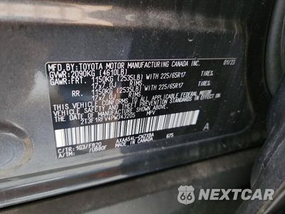 Zdjęcie 13 z 13 samochodu: 2023 TOYOTA RAV4 LE VIN:2T3F1RFV4PW343205 - miniatura