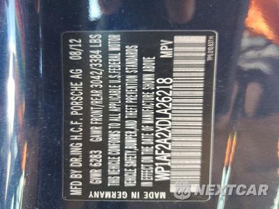 Zdjęcie 12 z 12 samochodu: 2013 PORSCHE CAYENNE VIN:WP1AF2A2XDLA26218 - miniatura