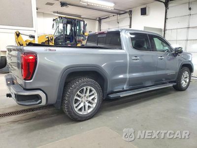 Trzecie zdjęcie samochodu z tyłu: 2022 GMC SIERRA LIMITED K1500 SLT VIN:1GTU9DET3NZ214145 - miniatura