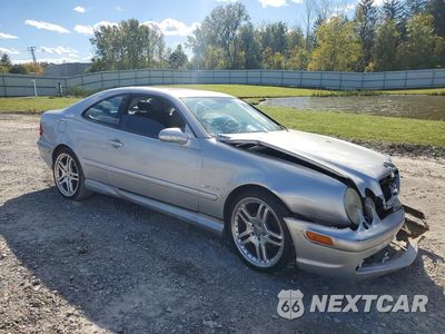 Czwarte zdjęcie samochodu z boku: 2000 MERCEDES-BENZ CLK 430 VIN:WDBLJ70G6YF136270 - miniatura