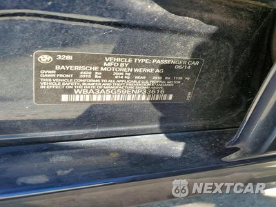 Zdjęcie 13 z 13 samochodu: 2014 BMW 328 I VIN:WBA3A5G59ENP33616 - miniatura