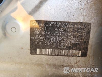 Zdjęcie 12 z 12 samochodu: 2011 HYUNDAI ELANTRA GLS VIN:5NPDH4AEXBH046369 - miniatura