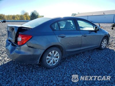 Trzecie zdjęcie samochodu z tyłu: 2012 HONDA CIVIC LX VIN:19XFB2E59CE032851 - miniatura