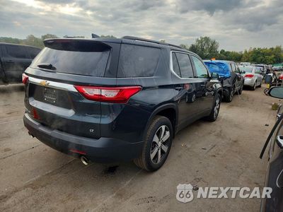 Trzecie zdjęcie samochodu z tyłu: 2019 CHEVROLET TRAVERSE LT VIN:1GNEVHKWXKJ119086 - miniatura