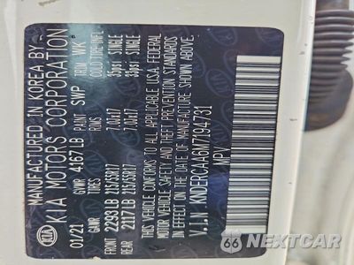Zdjęcie 13 z 13 samochodu: 2021 KIA SELTOS EX VIN:KNDERCAA6M7194731 - miniatura
