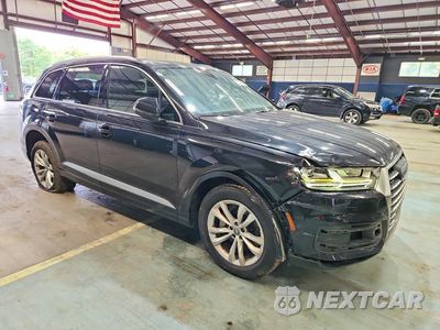 Czwarte zdjęcie samochodu z boku: 2018 AUDI Q7 PREMIUM PLUS VIN:WA1LAAF78JD030386 - miniatura
