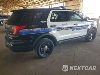 Trzecie zdjęcie samochodu z tyłu: 2018 FORD EXPLORER POLICE INTERCEPTOR VIN:1FM5K8AR4JGA83979 - miniatura