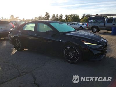 Czwarte zdjęcie samochodu z boku: 2022 HYUNDAI ELANTRA N LINE VIN:KMHLR4AF3NU272065 - miniatura