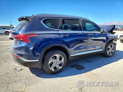 Trzecie zdjęcie samochodu z tyłu: 2022 HYUNDAI SANTA FE SEL VIN:5NMS3DAJ3NH406893 - miniatura
