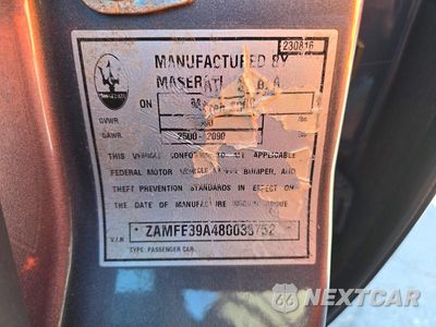Zdjęcie 12 z 12 samochodu: 2008 MASERATI QUATTROPORTE M139 VIN:ZAMFE39A480038752 - miniatura