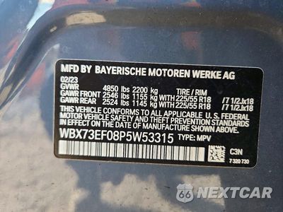 Zdjęcie 12 z 12 samochodu: 2023 BMW X1 XDRIVE28I VIN:WBX73EF08P5W53315 - miniatura