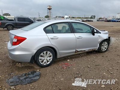 Trzecie zdjęcie samochodu z tyłu: 2012 HONDA CIVIC LX VIN:2HGFB2F55CH300444 - miniatura