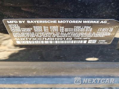 Zdjęcie 12 z 12 samochodu: 2021 BMW X3 SDRIVE30I VIN:5UXTY3C07M9H99149 - miniatura