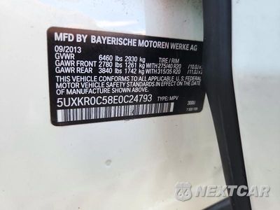 Zdjęcie 13 z 13 samochodu: 2014 BMW X5 XDRIVE35I VIN:5UXKR0C58E0C24793 - miniatura