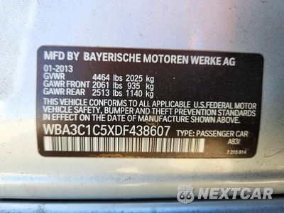 Zdjęcie 12 z 12 samochodu: 2013 BMW 328 I SULEV VIN:WBA3C1C5XDF438607 - miniatura