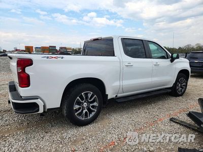 Trzecie zdjęcie samochodu z tyłu: 2023 CHEVROLET SILVERADO K1500 RST VIN:1GCUDEED2PZ284459 - miniatura