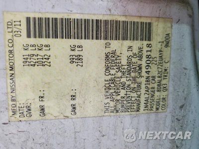 Zdjęcie 13 z 13 samochodu: 2011 NISSAN ALTIMA 2.5 VIN:1N4AL2AP1BN490818 - miniatura