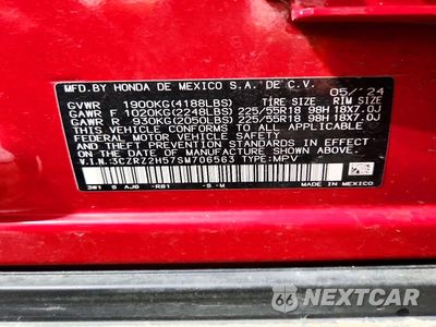 Zdjęcie 14 z 14 samochodu: 2025 HONDA HR-V SPORT VIN:3CZRZ2H57SM706563 - miniatura