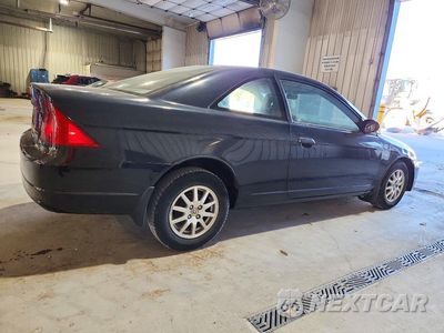 Trzecie zdjęcie samochodu z tyłu: 2001 HONDA CIVIC HX VIN:1HGEM21771L055273 - miniatura