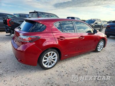 Trzecie zdjęcie samochodu z tyłu: 2011 LEXUS CT 200 VIN:JTHKD5BHXB2037978 - miniatura