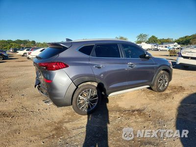 Trzecie zdjęcie samochodu z tyłu: 2021 HYUNDAI TUCSON LIMITED VIN:KM8J33AL8MU293372 - miniatura