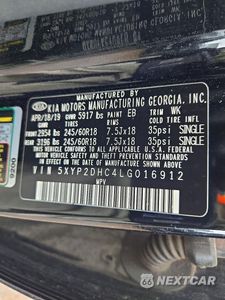 Zdjęcie 13 z 13 samochodu: 2020 KIA TELLURIDE LX VIN:5XYP2DHC4LG016912 - miniatura