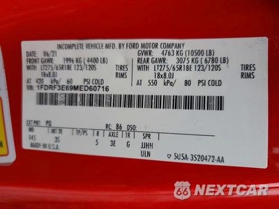 Zdjęcie 12 z 12 samochodu: 2021 FORD F350 SUPER DUTY VIN:1FDRF3E69MED60716 - miniatura
