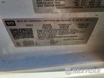 Zdjęcie 13 z 13 samochodu: 2023 CHEVROLET SILVERADO K1500 LT VIN:3GCUDDED9PG318830 - miniatura