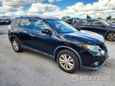 Czwarte zdjęcie samochodu z boku: 2015 NISSAN ROGUE SV VIN:5N1AT2MT9FC895955 - miniatura
