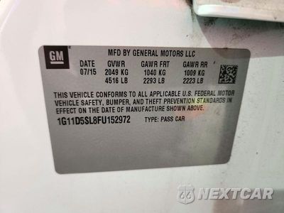 Zdjęcie 12 z 12 samochodu: 2015 CHEVROLET MALIBU 2LT VIN:1G11D5SL8FU152972 - miniatura