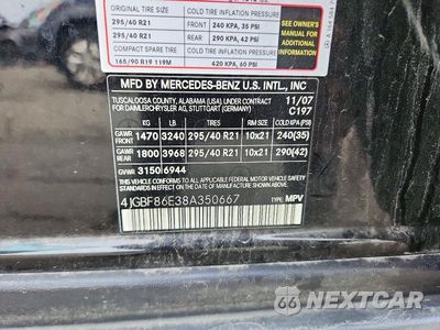 Zdjęcie 12 z 12 samochodu: 2008 MERCEDES-BENZ GL 550 4MATIC VIN:4JGBF86E38A350667 - miniatura