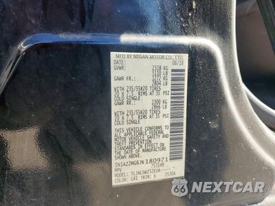 Zdjęcie 13 z 13 samochodu: 2018 NISSAN MURANO S VIN:5N1AZ2MG6JN180971 - miniatura