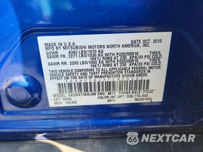 Zdjęcie 13 z 13 samochodu: 2015 MITSUBISHI OUTLANDER SPORT ES VIN:4A4AP3AUXFE058222 - miniatura