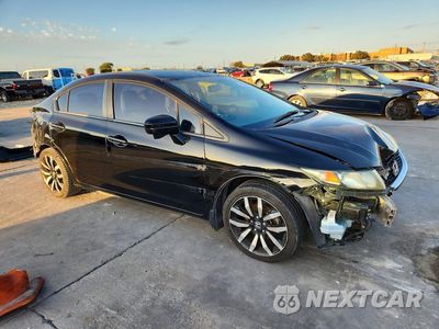 Czwarte zdjęcie samochodu z boku: 2014 HONDA CIVIC EXL VIN:2HGFB2F96EH532864 - miniatura