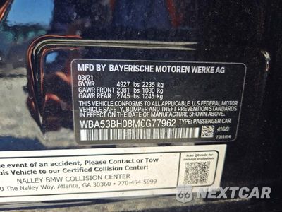 Zdjęcie 12 z 12 samochodu: 2021 BMW 530 I VIN:WBA53BH08MCG77962 - miniatura