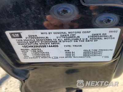 Zdjęcie 13 z 13 samochodu: 2003 CHEVROLET SILVERADO K2500 HEAVY DUTY VIN:1GCHK29U53E144455 - miniatura