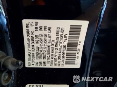 Zdjęcie 13 z 13 samochodu: 2015 HONDA CR-V EXL VIN:2HKRM4H7XFH600380 - miniatura