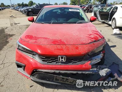 Piąte zdjęcie samochodu w środku: 2022 HONDA CIVIC EXL VIN:19XFL1H74NE022834 - miniatura