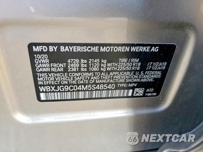 Zdjęcie 13 z 13 samochodu: 2021 BMW X1 XDRIVE28I VIN:WBXJG9C04M5S48540 - miniatura