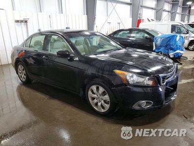 Czwarte zdjęcie samochodu z boku: 2010 HONDA ACCORD EXL VIN:1HGCP2F84AA004597 - miniatura