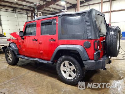 Drugie zdjęcie samochodu z przodu: 2014 JEEP WRANGLER UNLIMITED SPORT VIN:1C4BJWDG7EL148880 - miniatura