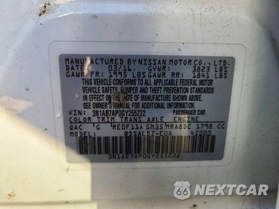 Zdjęcie 13 z 13 samochodu: 2016 NISSAN SENTRA SV VIN:3N1AB7AP0GY255222 - miniatura