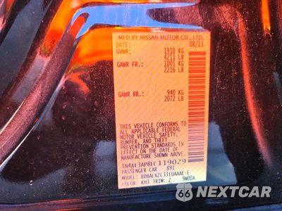 Zdjęcie 12 z 12 samochodu: 2014 NISSAN ALTIMA 2.5 VIN:1N4AL3AP8EC119029 - miniatura