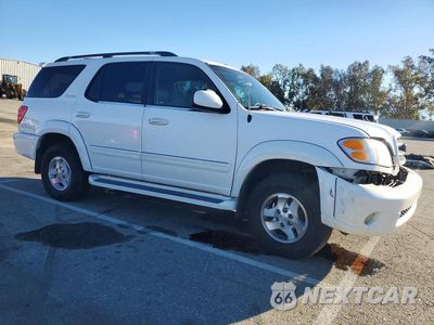 Czwarte zdjęcie samochodu z boku: 2002 TOYOTA SEQUOIA LIMITED VIN:5TDZT38A12S137400 - miniatura